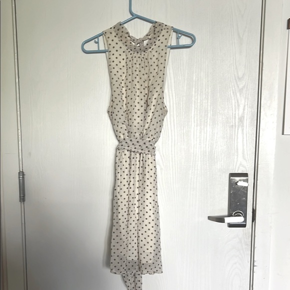 Anthropologie Staci Frati Sweet Pea Polka Dress - Black and Cream size Medium - Picture 6 of 12